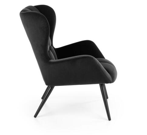 Кресло HALMAR TYRION черный/черный