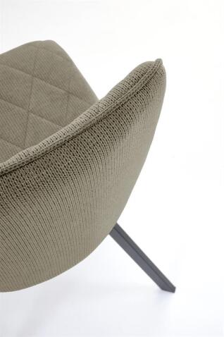 Стул HALMAR K561 оливковый/черный