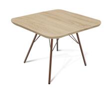 Стол журнальный Sheffilton SHT-S37/ЛДСП 60/60 артикул Сж-66 медный мет./дуб сонома