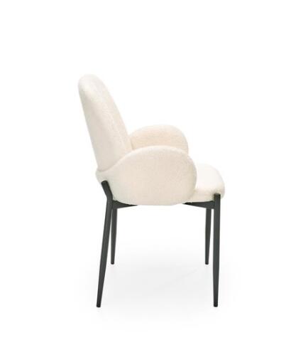 Стул HALMAR K477 кремовый/черный