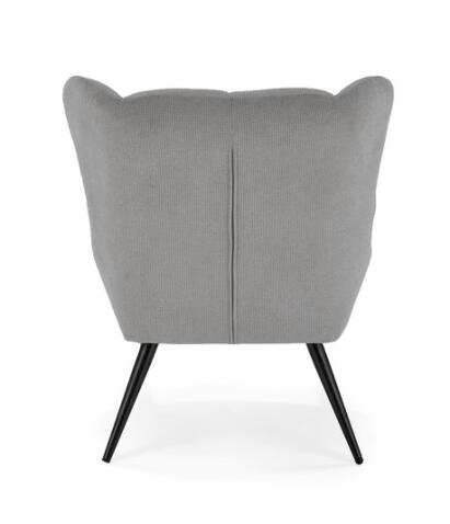 Кресло HALMAR BYRON серый/черный