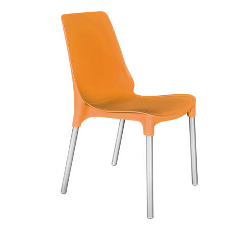 Стул Sheffilton SHT-S75 оранжевый/хром лак Стул Sheffilton SHT-S75 оранжевый/хром лак