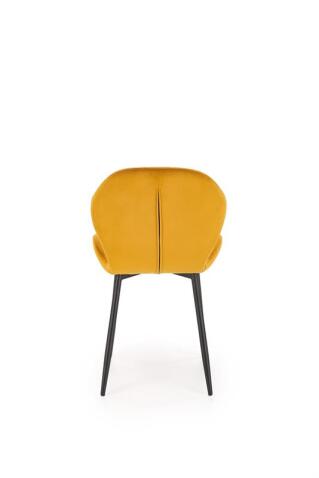 Стул HALMAR K538 горчичный/черный