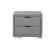 Тумба прикроватная HALMAR LEVANTER серый/серый