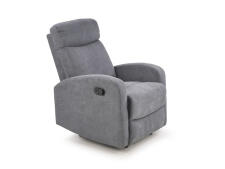 Кресло HALMAR OSLO 1S раскладное, темно-серый