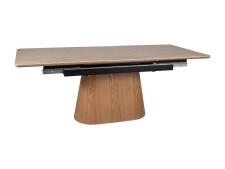 Стол обеденный SIGNAL MONACO травертин/дуб 160-200/90