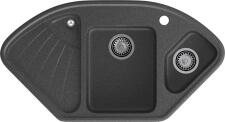 Кухонная мойка GRANFEST CORNER C-1040E графит