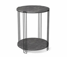 Стол журнальный Sheffilton SHT-CT33 артикул SHT-СЖ10 черный муар/мокрый асфальт