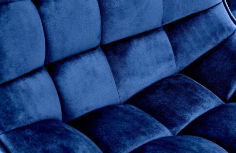 Стул барный HALMAR H95 темно-синий/черный