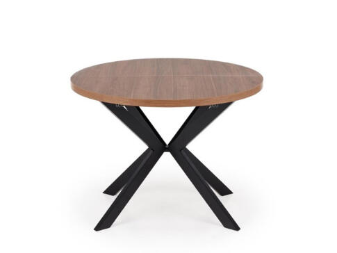 Стол обеденный HALMAR PERONI орех/черный 100-250/100