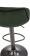 Стул барный HALMAR H95 темно-зеленый/черный