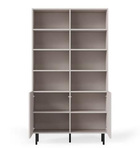 Стеллаж HALMAR PAXOS REG-1 кашемир/черный