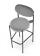 Стул барный HALMAR H108 серый