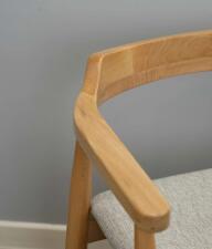 Стул Sheffilton SHT-S204 светлый беж/прозрачный лак