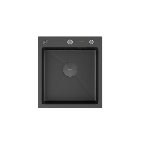 Мойка ARFEKA ECO AR 450*500 POP-UP BLACK PVD NANO