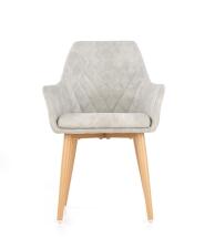 Стул HALMAR K287 серый/натуральный