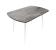 Стол ВВР ЛДСП Камень темный/белый конус 110/70