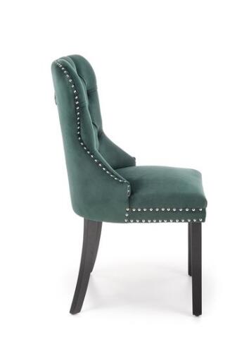 Стул HALMAR MIYA темно-зеленый/черный