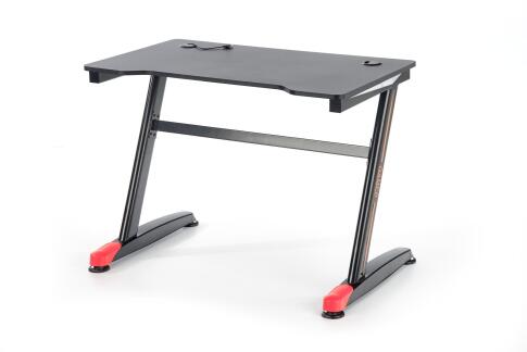 Стол компьютерный HALMAR B40 черный/красный