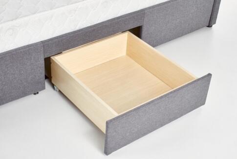 Кровать HALMAR BETINA серый, 160/200