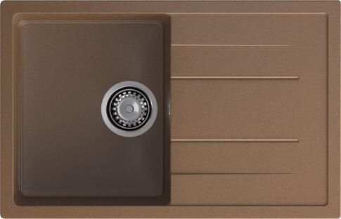 Кухонная мойка GRANFEST QUADRO Q-780L терракот