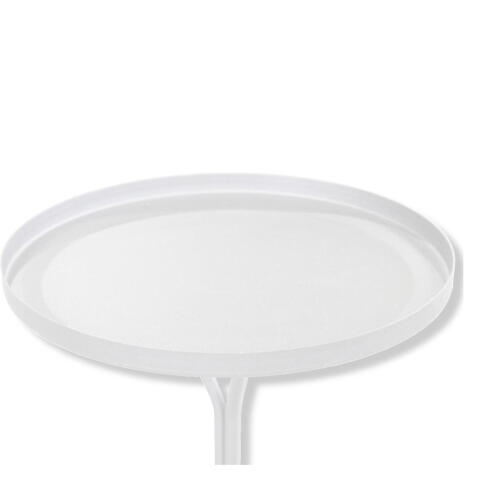 Стол журнальный Sheffilton SHT-CT11 артикул Сж-98 белый муар (+)