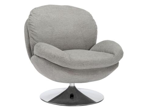 Кресло SIGNAL BRIGITTE Brego 07 серый/хром