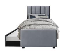 Кровать HALMAR RUSSO серый, 90/200