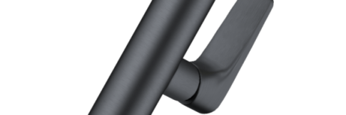 Смеситель для кухни Omoikiri Tara-LG-GM светлое золото/вороненая сталь