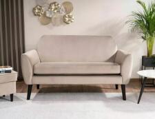 Диван SIGNAL MENA Velvet Bluvel 40 темно-бежевый/венге