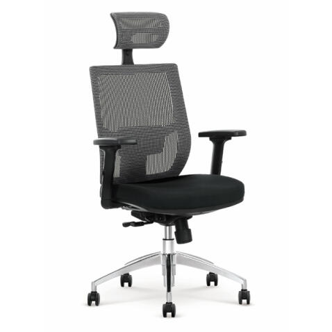 Кресло компьютерное HALMAR ADMIRAL черный/серый