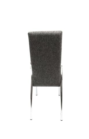 Стул ВВР Прага серый/хром, рогожка