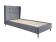 Кровать HALMAR ESTELLA серый, 90/200