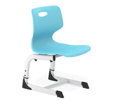 Стул Sheffilton SHT-S-TN21/3-5 голубой/белый муар