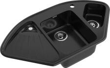 Кухонная мойка GRANFEST CORNER C-1040E черный