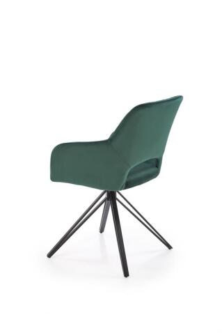 Стул HALMAR K535 зеленый/черный, поворотный