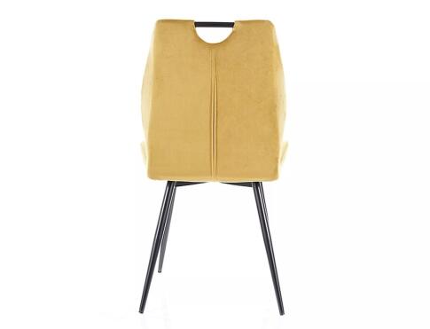 Стул SIGNAL ARCO Velvet Bluvel 68 карри/черный