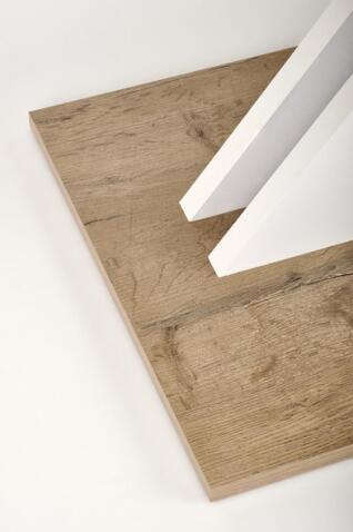 Стол обеденный HALMAR XARELTO дуб ланцелот/белый 130-175/85