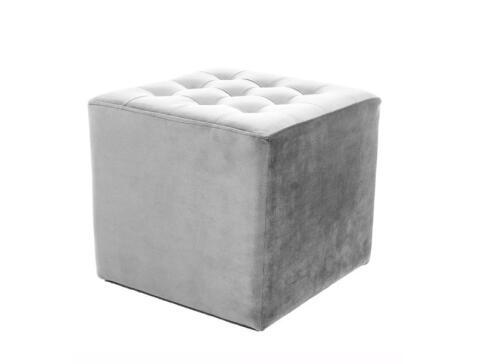 Пуф SIGNAL LORI Velvet Bluvel 03 светло-серый