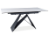 Стол обеденный SIGNAL WESTIN SC эффект белого мрамора/черный мат 120-160/80