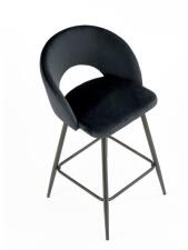 Стул барный HALMAR H96 черный/черный