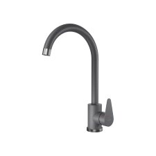 Смеситель для кухни GRANFEST QUARZ Z-5412 темно-серый