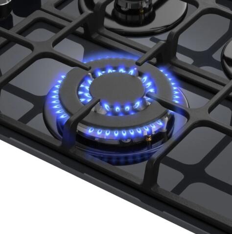 Варочная панель газовая MEFERI MGH604GR GLASS ULTRA