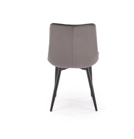 Стул HALMAR K580 серый/черный