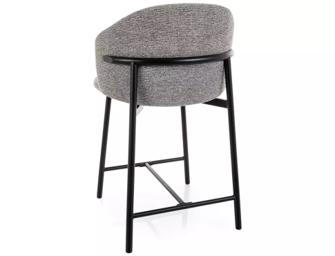 Стул барный SIGNAL OSAKA H-2 t.254 серый/черный