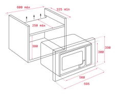Микроволновая печь TEKA ML 8200 BIS NIGHT RIVER BL
