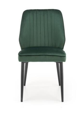 Стул HALMAR K432 темно-зеленый/черный