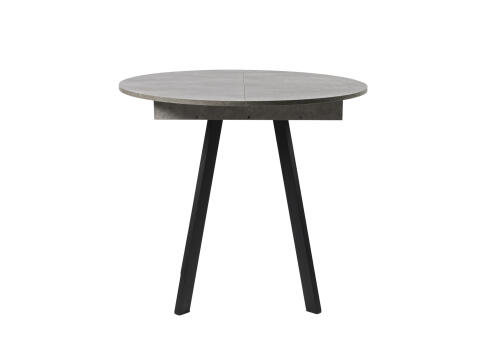 Стол ВВР Элип Камень светлый/черный профиль, ЛДСП