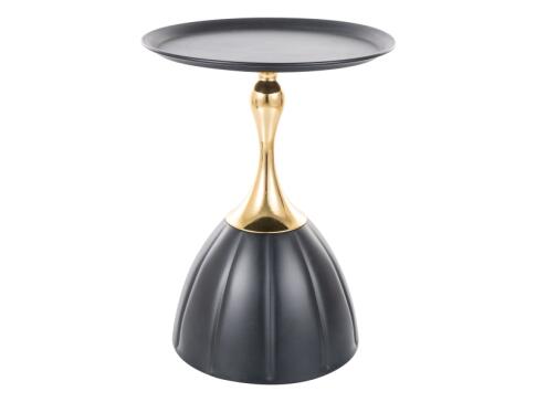 Стол журнальный SIGNAL PIANA черный/золотой 38/50