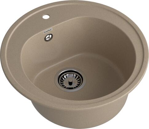Кухонная мойка GRANFEST RONDO R-510 песочный